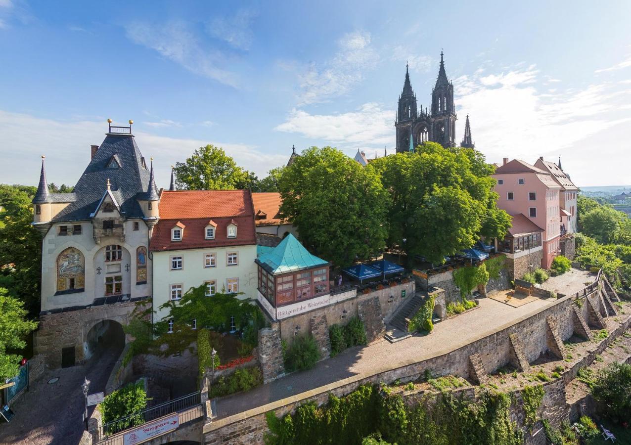 Romantik Hotel Burgkeller Residenz Kerstinghaus ไมเซน ภายนอก รูปภาพ