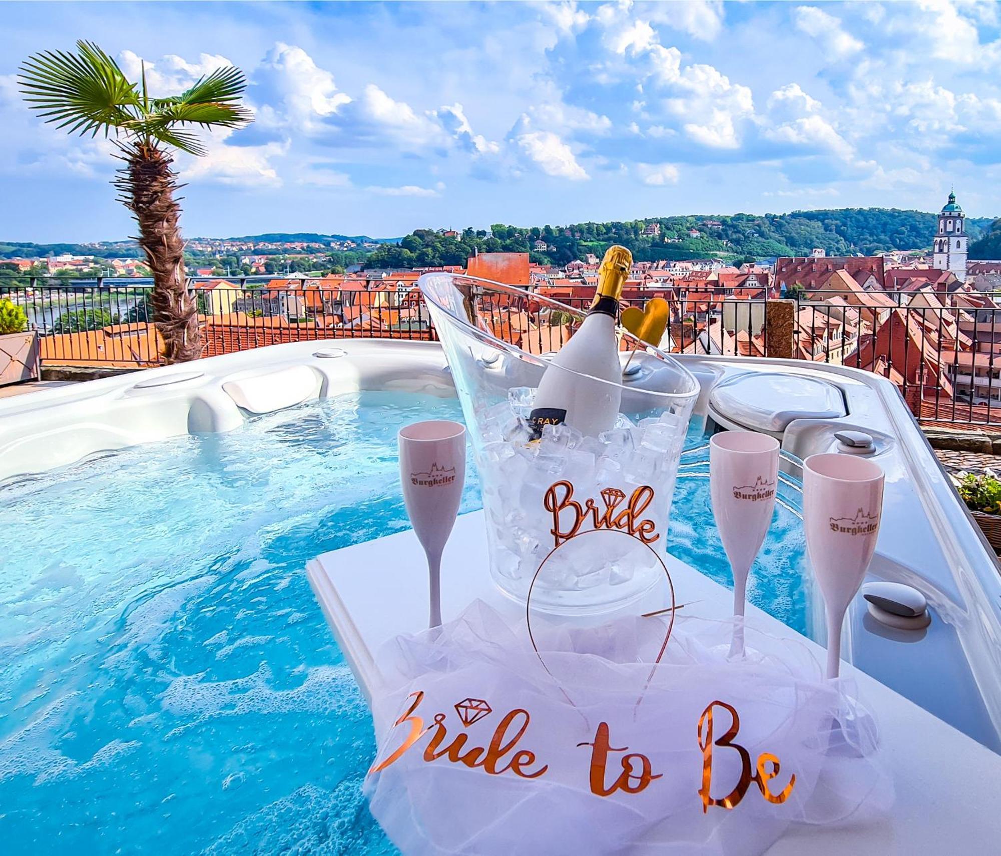 Romantik Hotel Burgkeller Residenz Kerstinghaus ไมเซน ภายนอก รูปภาพ